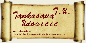 Tankosava Udovičić vizit kartica